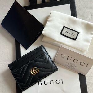 GG Marmont card case black